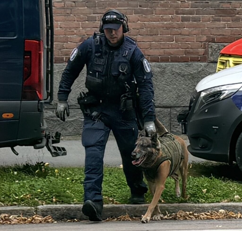 Tampereen keskustassa poliisioperaatio – mukana poliisikoira